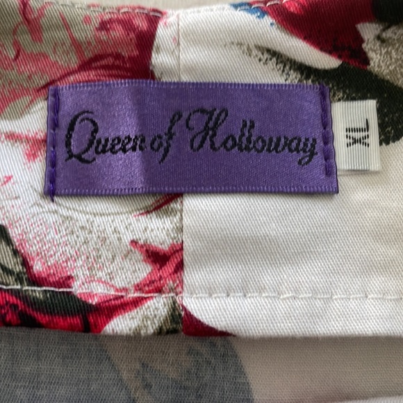 Queen of Holloway A-Line Rose Dress, Size XL - Picture 6 of 7